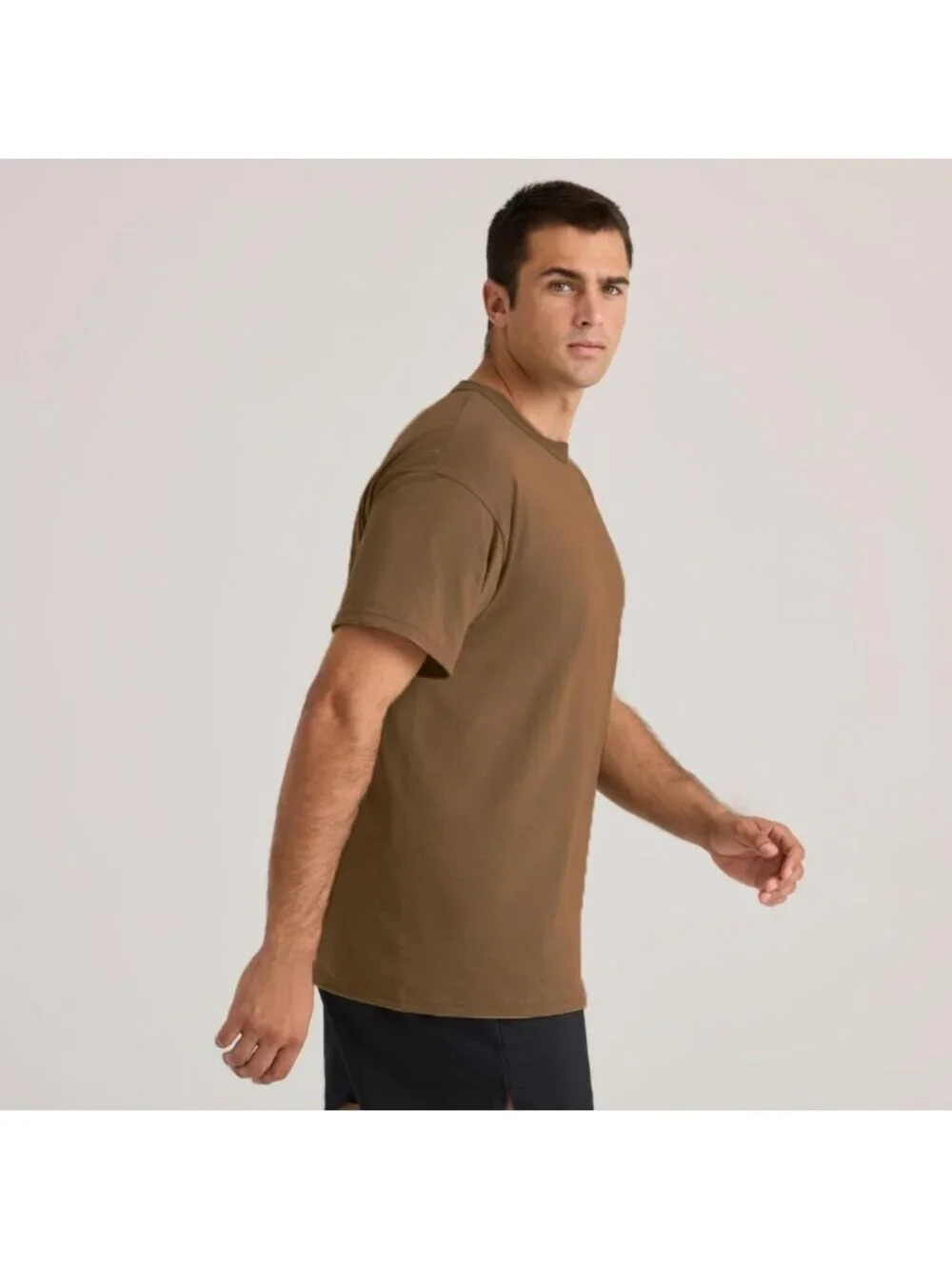 Men's Military Crew T-Shirt 3 Pack | Cotton-Poly Blend, Short Sleeve, Casual